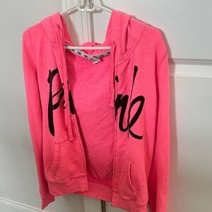 Victoria's Secret Bright Pink Small Hoodie